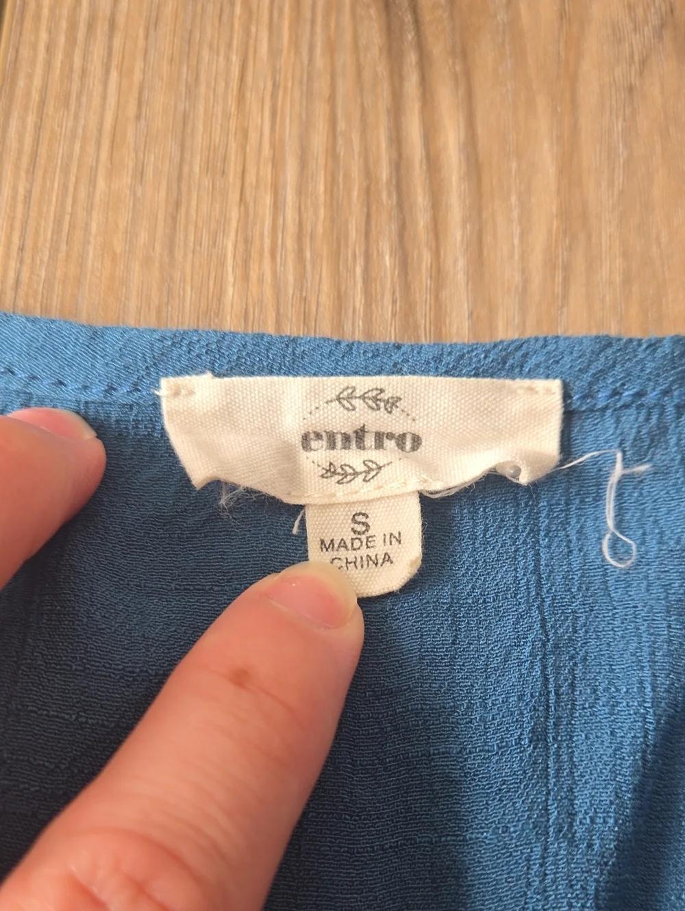 Entro Embroidered Stars Baby Doll Top